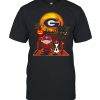 Snoopy and Charlie Brown Pumpkin Georgia Bulldogs Seminoles Halloween Moon shirt