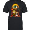 Snoopy and Charlie Brown Pumpkin Green Bay Packers Halloween Moon shirt