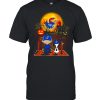 Snoopy and Charlie Brown Pumpkin Kansas Jayhawks Halloween Moon shirt