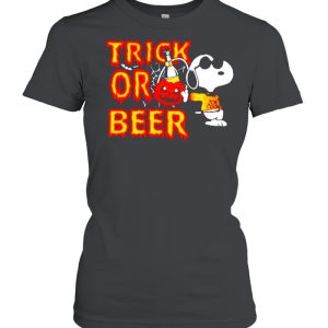 Snoopy trick or beer Halloween shirt 1 Snoopy trick or beer Halloween shirt 2