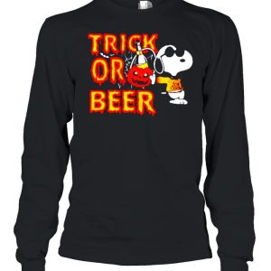 Snoopy trick or beer Halloween shirt 2 Snoopy trick or beer Halloween shirt 3