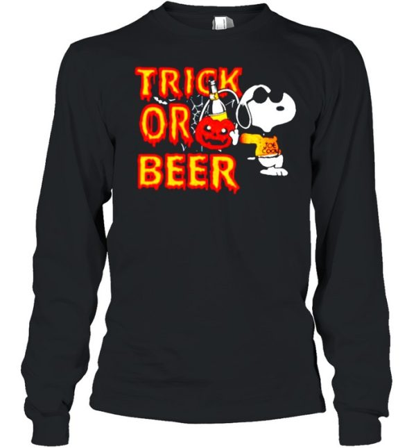 Snoopy trick or beer Halloween shirt