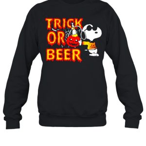 Snoopy trick or beer Halloween shirt 3 Snoopy trick or beer Halloween shirt 4