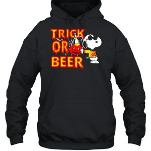 Snoopy trick or beer Halloween shirt 4 Snoopy trick or beer Halloween shirt 5