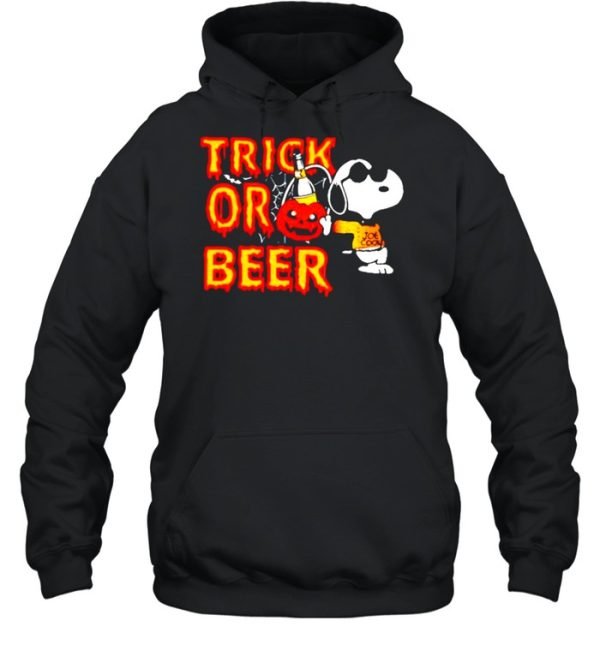 Snoopy trick or beer Halloween shirt