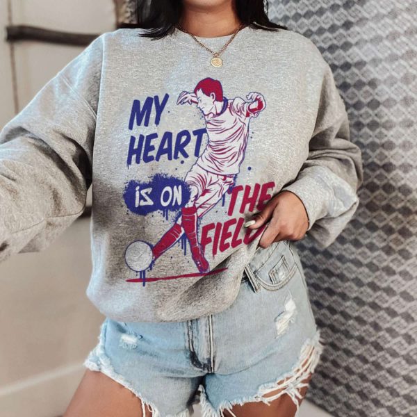 Soccer Player Heart T-shirt