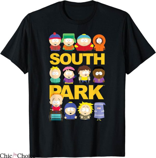 South Park T-Shirt Jumbo Group Animated Television Series