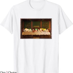 South Park T-Shirt Last Supper Animated Television Series