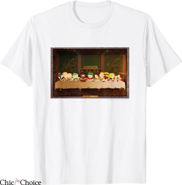 South Park T-Shirt Last Supper Animated Television Series
