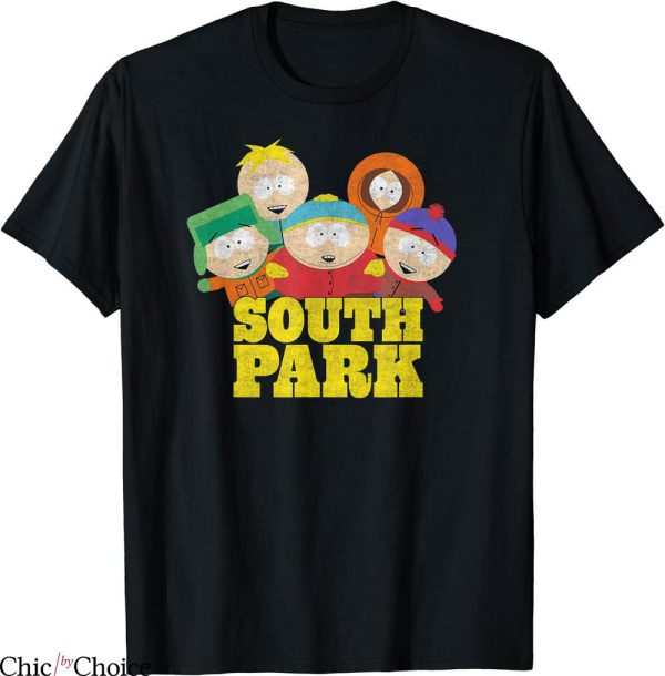 South Park T-Shirt Vintage Gang Animated Television Series