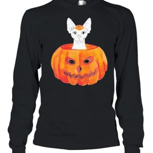 Sphynx Cat Pumpkin Halloween Shirt 2 Sphynx Cat Pumpkin Halloween Shirt 3