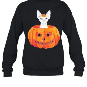 Sphynx Cat Pumpkin Halloween Shirt 3 Sphynx Cat Pumpkin Halloween Shirt 4