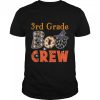 Spooky Halloween Teacher Student 3rd Grade Boo Crew T-Shirt B0B7F2JV9W