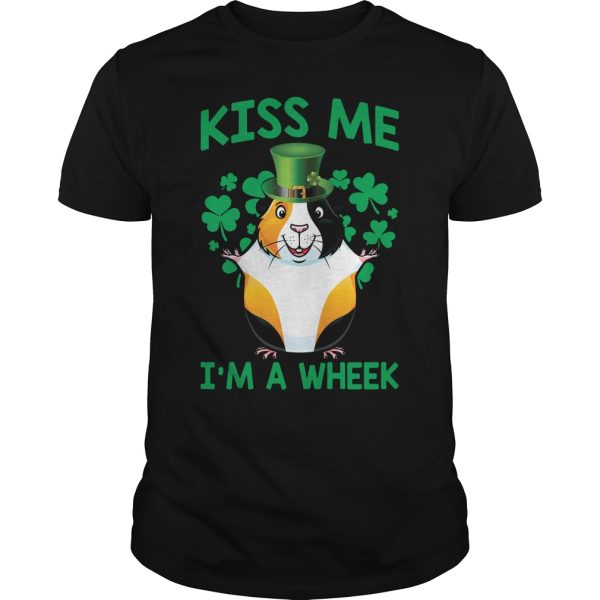 St Patrick’s Day Guinea pig kiss me I’m a wheek shirt, hoodie