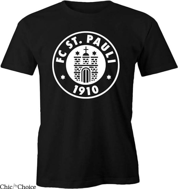 St Pauli T-Shirt FC St. Pauli Soccer 1910 Tee Shirt NFL
