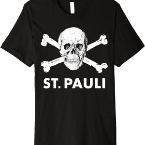 St Pauli T-Shirt FC St Skull Logo T-Shirt NFL