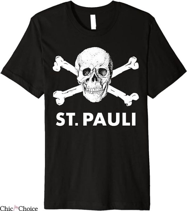 St Pauli T-Shirt FC St Skull Logo T-Shirt NFL