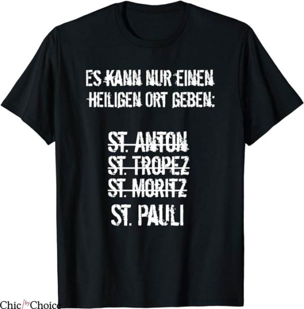 St Pauli T-Shirt Fan Harbour Holiday Hamburg St Pauli Shirt