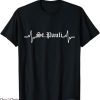 St Pauli T-Shirt Heartbeat Hamburg Saying T-Shirt NFL
