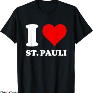 St Pauli T-Shirt I Heart St Pauli T-Shirt NFL