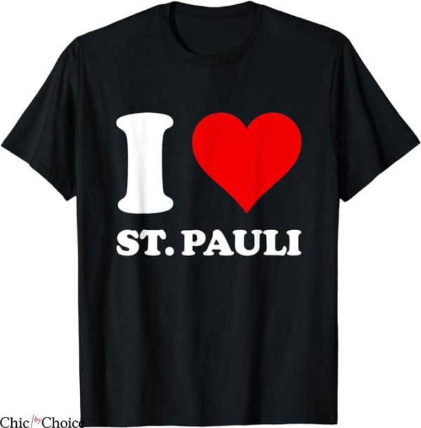 St Pauli T-Shirt I Heart St Pauli T-Shirt NFL