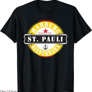 St Pauli T-Shirt Light Party Outfit Kiez T-Shirt