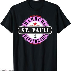 St Pauli T-Shirt Red Light Party Tee Shirt NFL