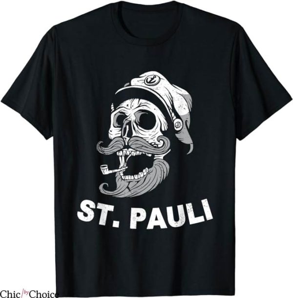 St Pauli T-Shirt Sailor Skull Hamburg T-Shirt