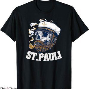 St Pauli T-Shirt Skull Paulian Saint Pauli T-Shirt