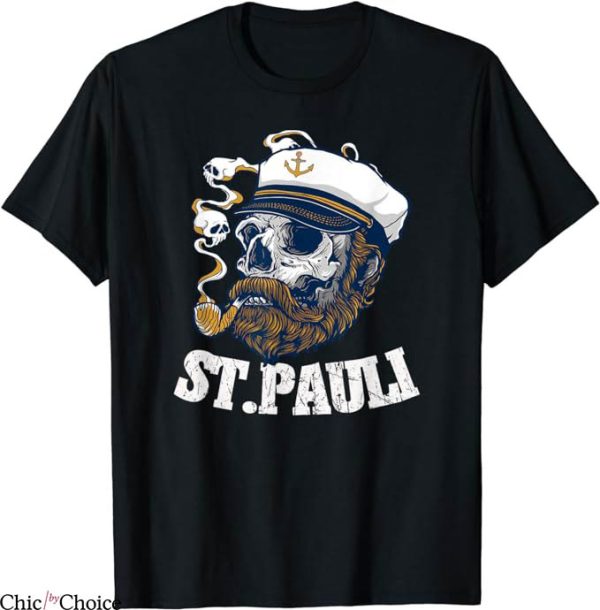 St Pauli T-Shirt Skull Paulian Saint Pauli T-Shirt