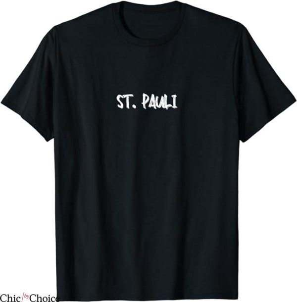 St Pauli T-Shirt Small Text St. Pauli Tee Shirt NFL