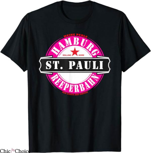 St Pauli T-Shirt St. Pauli Reeperbahn Shirt NFL