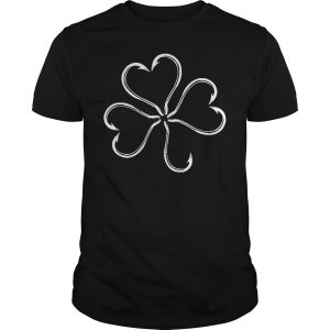 St patrick day Clover fish hook shirt, hoodie, long sleeve