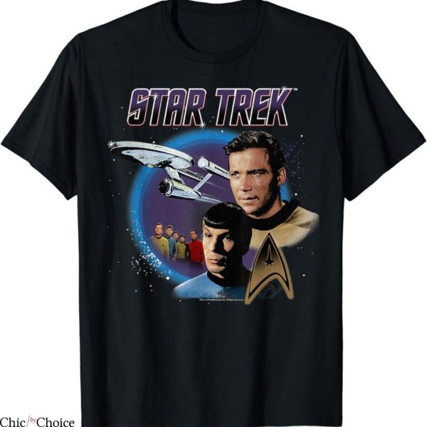 Star Trek T-shirt Enterprise Glow