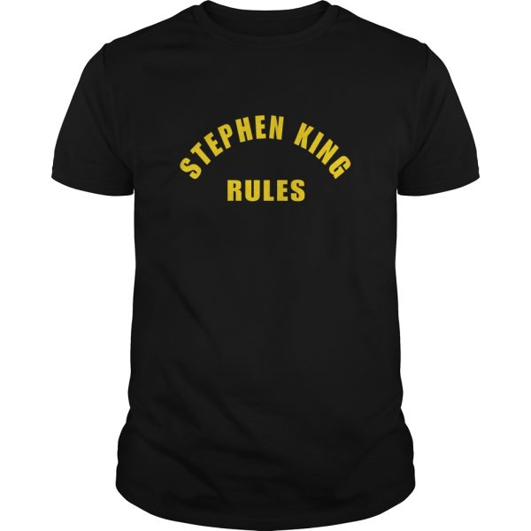 Stephen King rules shirt, hoodie, long sleeve