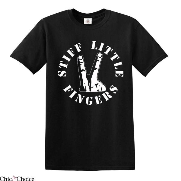 Stiff Little Fingers T-Shirt Punk Skull Biker Glam Rock Band