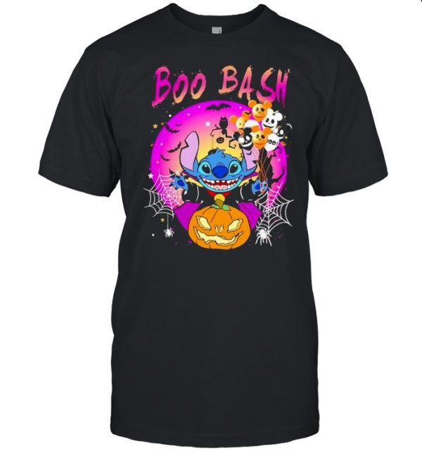 Stitch Pumpkin boo bash Halloween shirt