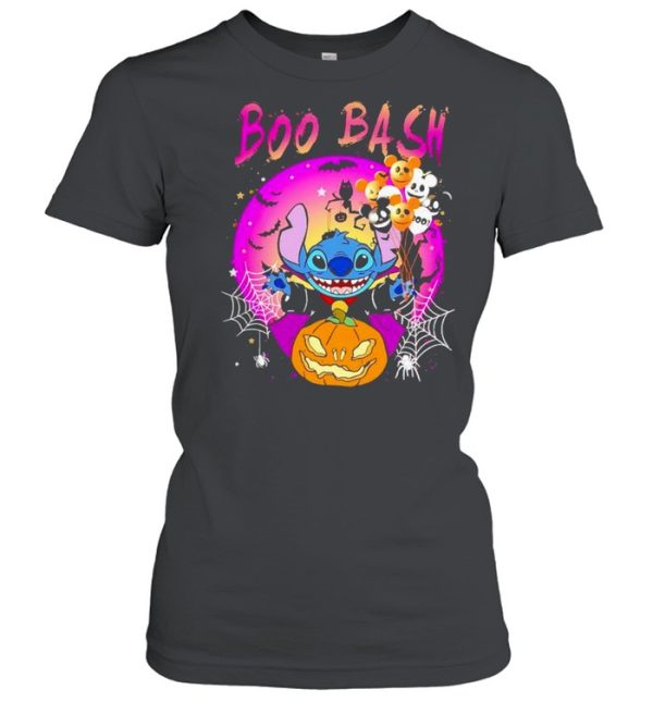 Stitch Pumpkin boo bash Halloween shirt