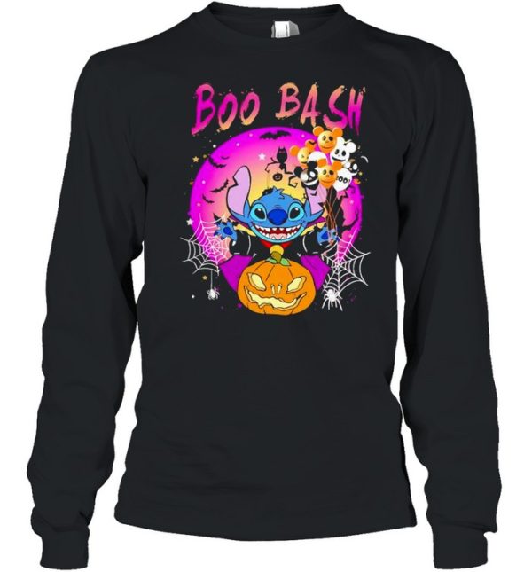 Stitch Pumpkin boo bash Halloween shirt