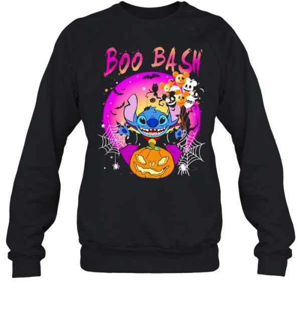 Stitch Pumpkin boo bash Halloween shirt