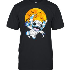 Stitch mummy happy Halloween shirt 1