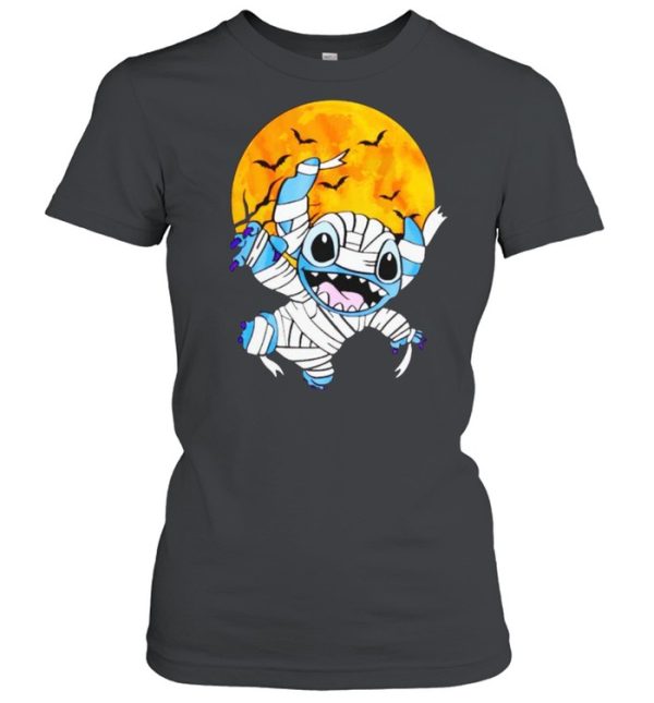 Stitch mummy happy Halloween shirt