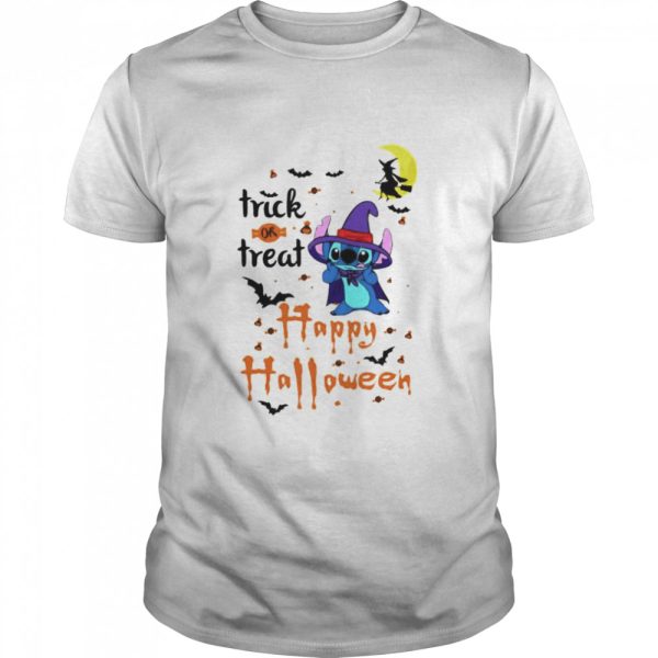 Stitch trick or treat happy Halloween shirt