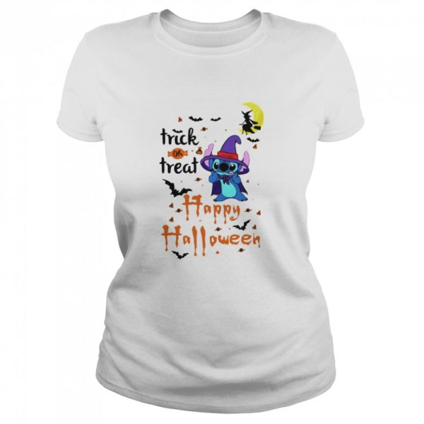 Stitch trick or treat happy Halloween shirt