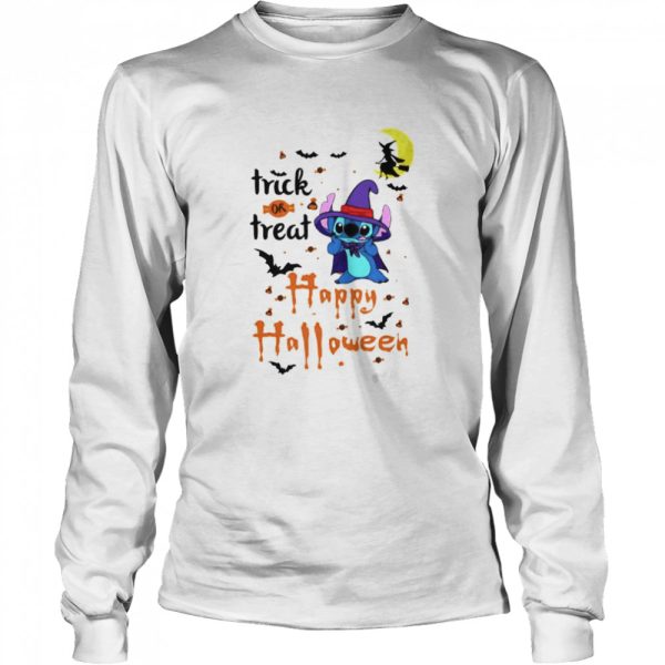 Stitch trick or treat happy Halloween shirt