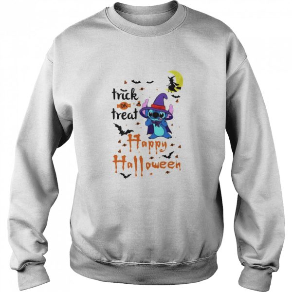 Stitch trick or treat happy Halloween shirt