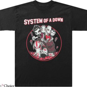 System Of A Down T-Shirt Mushroom People