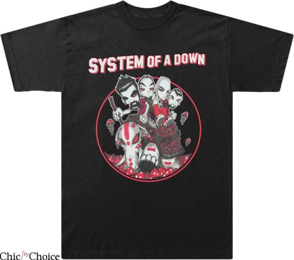 System Of A Down T-Shirt Mushroom People