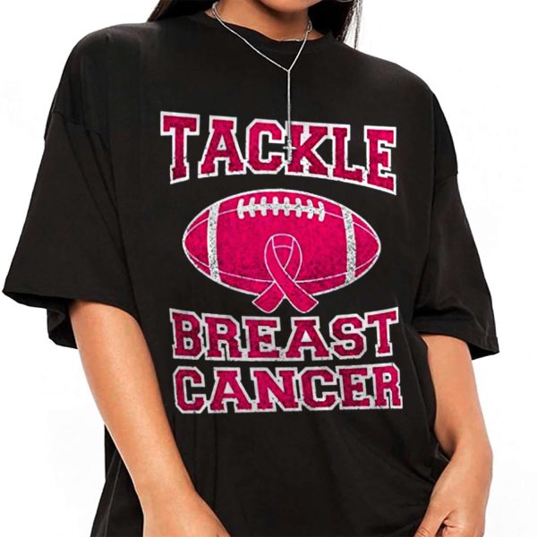 Tackle Breast Cancer Awareness T-shirt