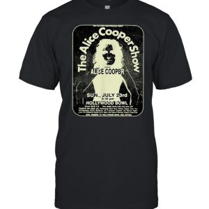 The Alice Cooper Show Alice Cooper Hollywood Bowl Concert T shirt 1